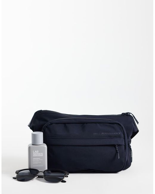 Marsupio Compatto di Mango in Blue da Uomo