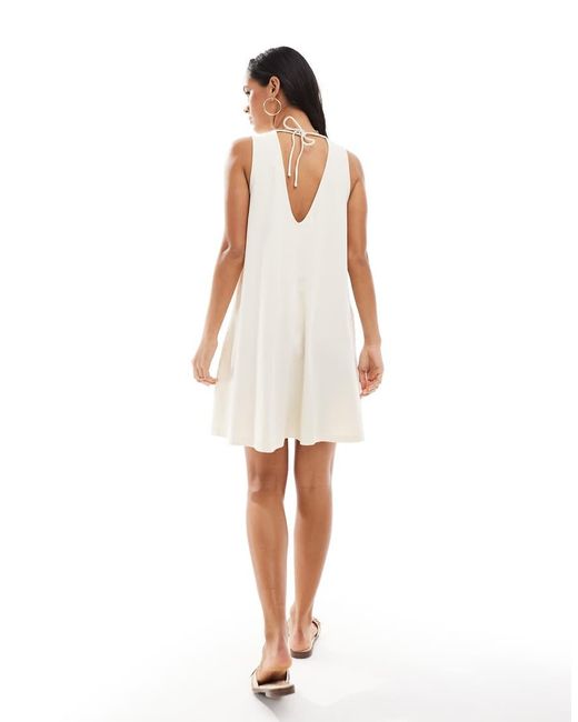 Vestito A Trapezio di Object in White