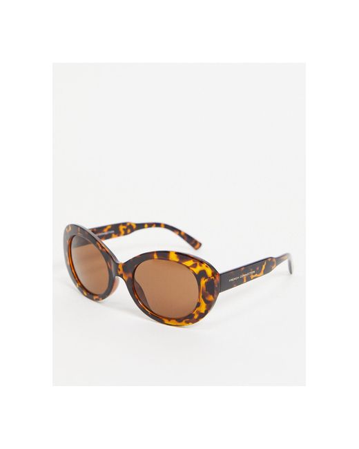 French Connection Brown Tortoise Shell Sunglasses