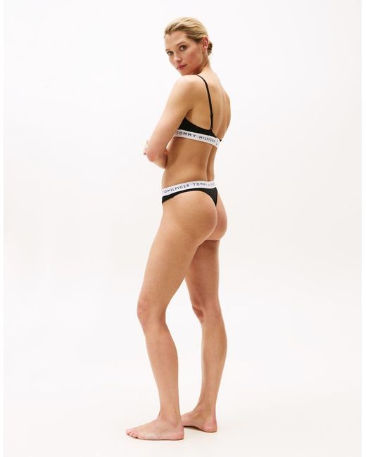 Tommy Hilfiger Black Thong