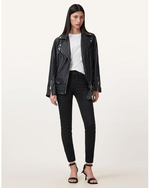 Vaqueros Negros Miller Size Me De AllSaints de color Black