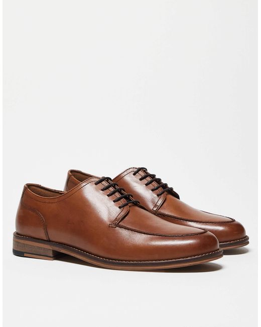 ASOS Brown Derby Lace Up Shoes for men