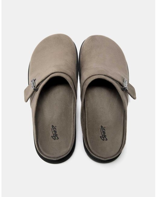 Pull&Bear – stwd – clogs in Gray für Herren