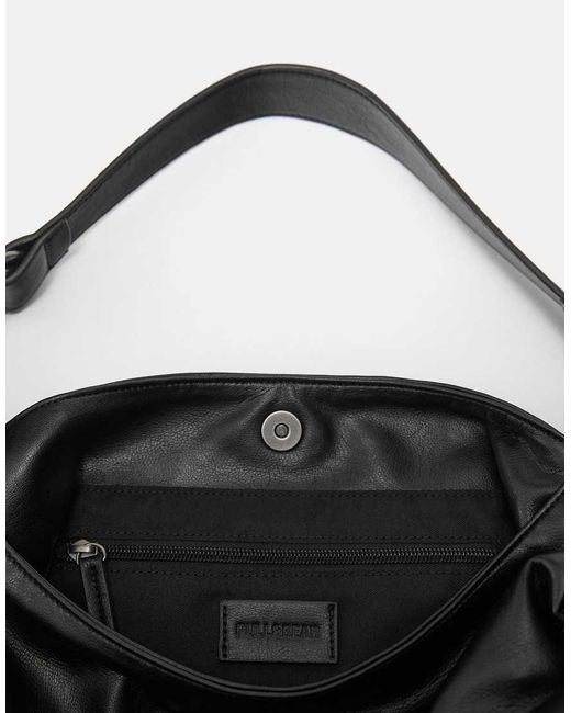 Pull&Bear Black Shopper Bag