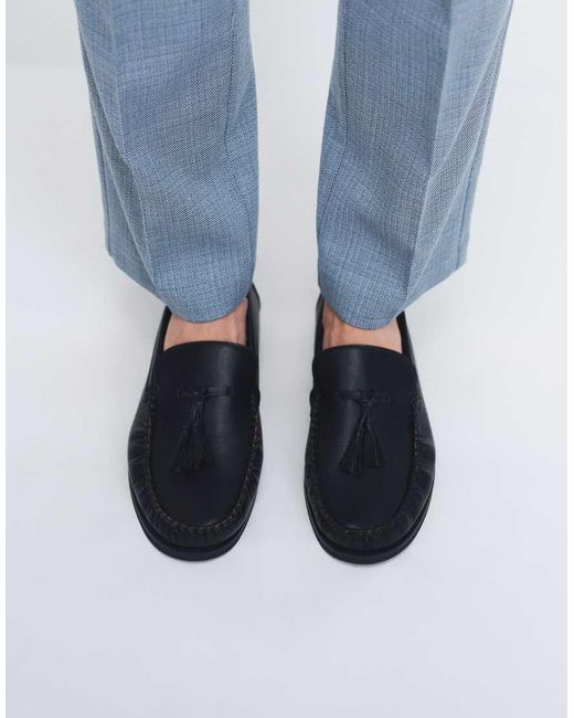 SEQWL Blue Hero Tassel Loafer for men