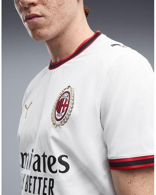 PUMA Gray Ac Milan 26/27 Away Authentic Jersey for men