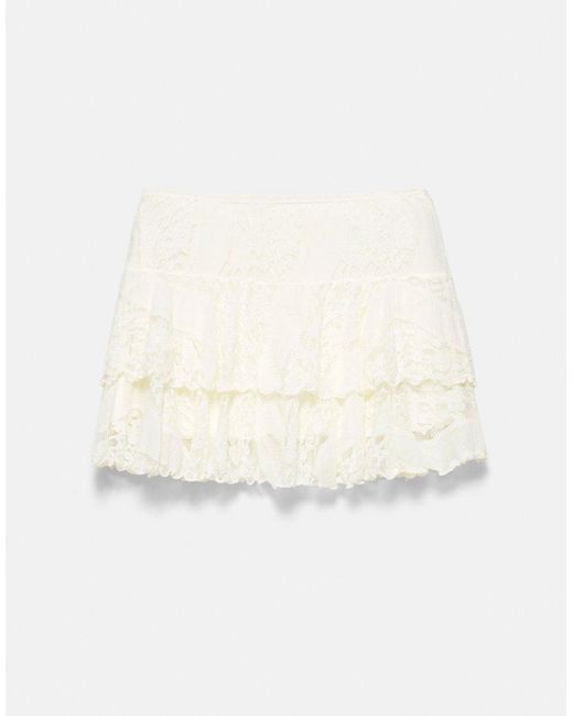 Minigonna di Pull&Bear in Natural