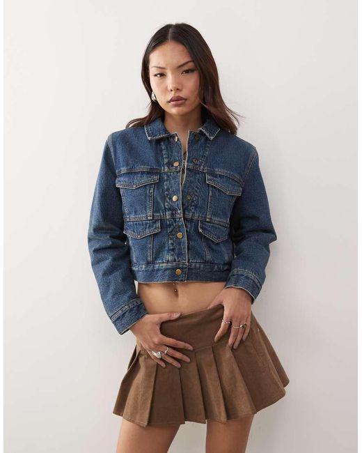 Chaqueta Vaquera Reversible Marla De Deus Ex Machina de color Blue