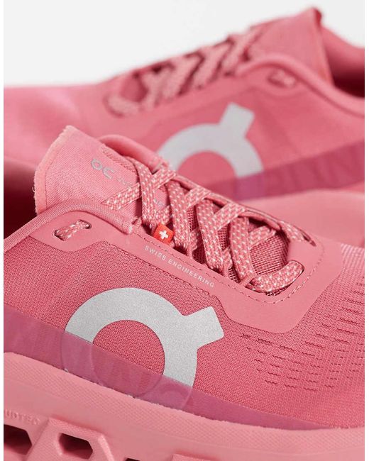 On Shoes Pink Cloudmster 1 Running Trainers