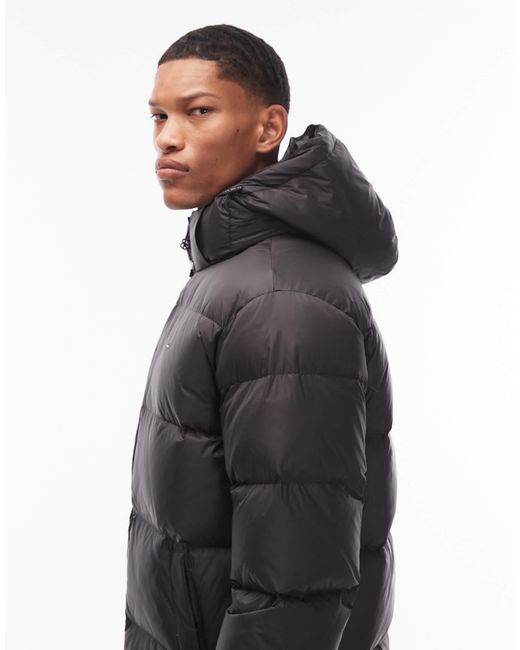 Tommy Hilfiger Blue Essential Down Long Puffer Jacket for men