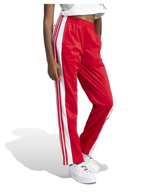 Pantalones con botones Adidas Originals de color Red