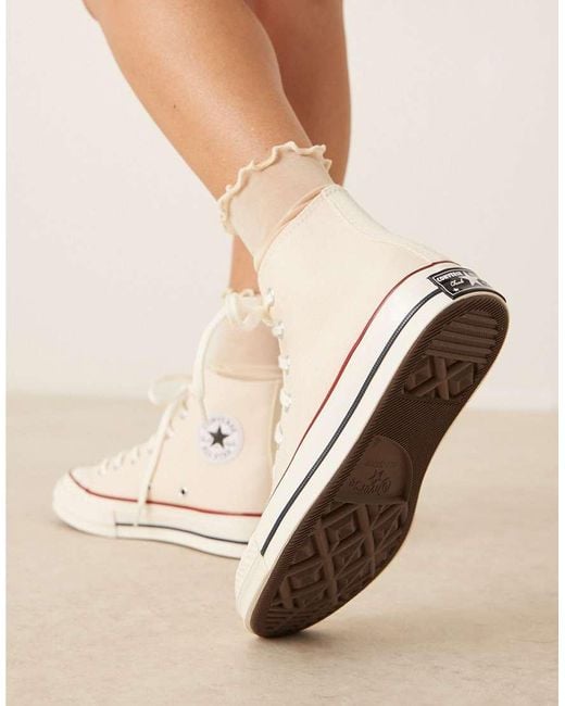 Converse Natural Chuck 70 Hi Wide Fit Trainers