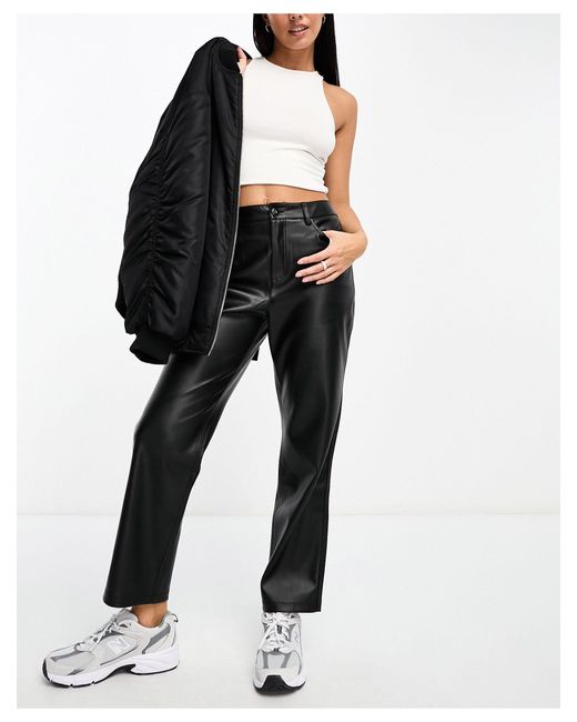 Pantaloni ecopelle mango discount