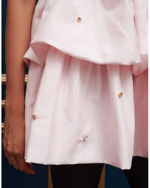 Sister Jane Blue Dream Ever Embellished Mini Dress