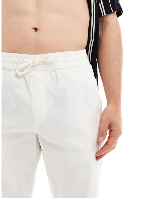 Pantalones s ASOS de hombre de color White