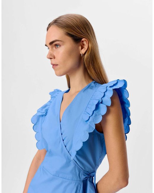 Object Blue – wickelkleid