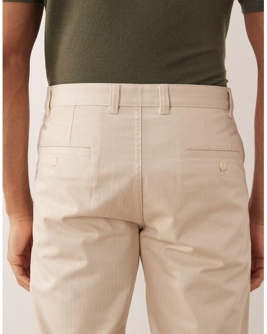 Mango Natural 100% Cotton Straight Trouser for men