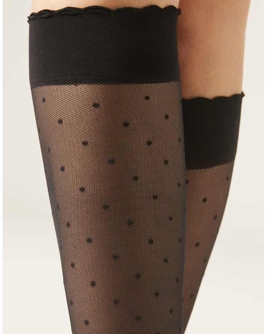 Calzedonia Natural Patterned Knee-High Socks