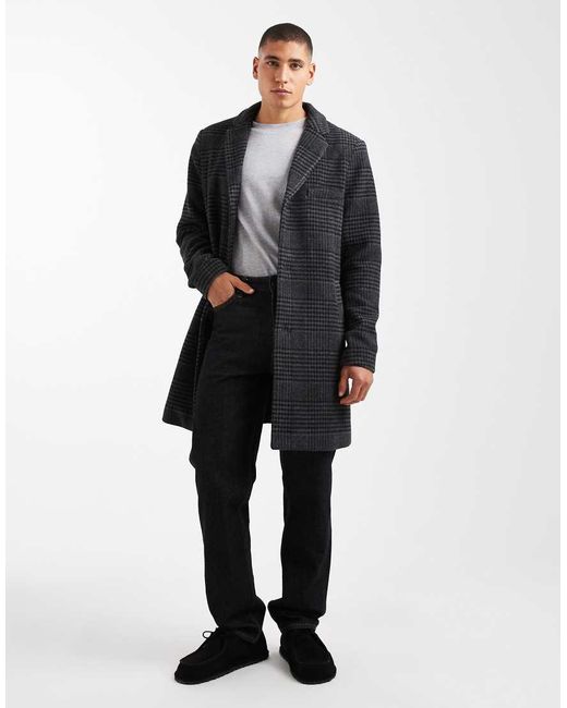 Cappotto di Only & Sons in Black da Uomo