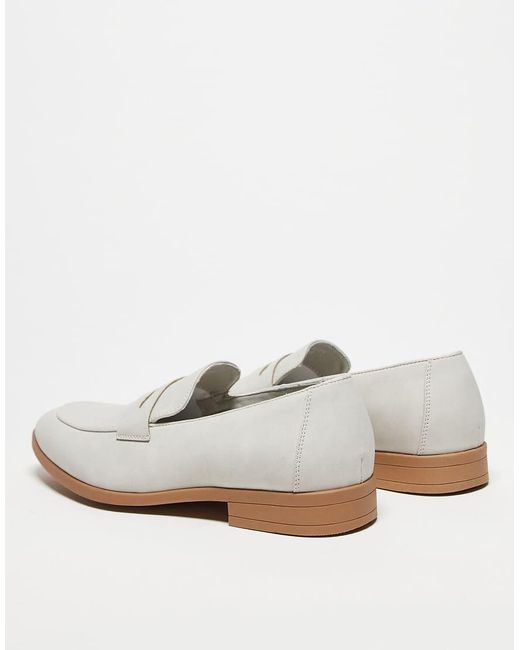 ASOS White Penny Loafer for men