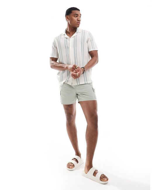 Hollister White Short Sleeve Shirt for men