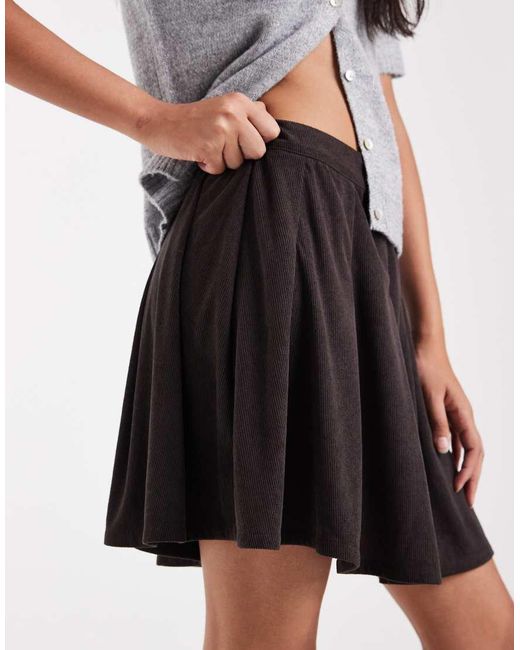 Vero Moda Multicolor High Waisted Pleated Mini Skirt
