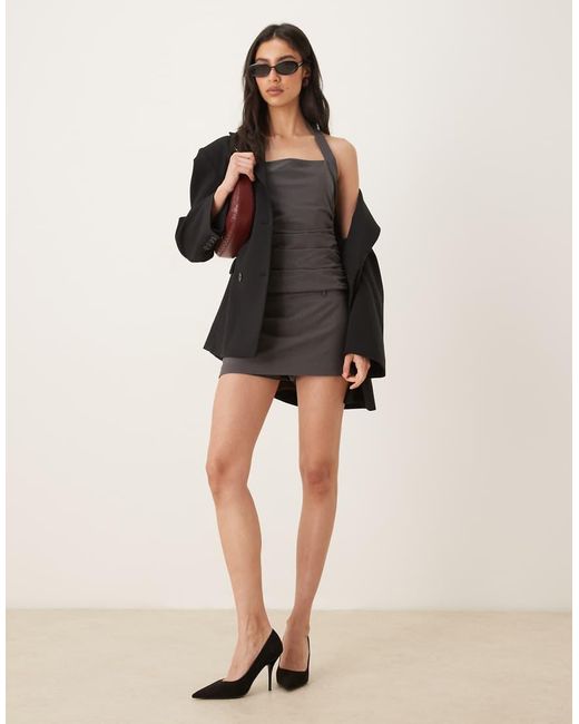Nia Gray Ariel Co-Ord Mini Skirt