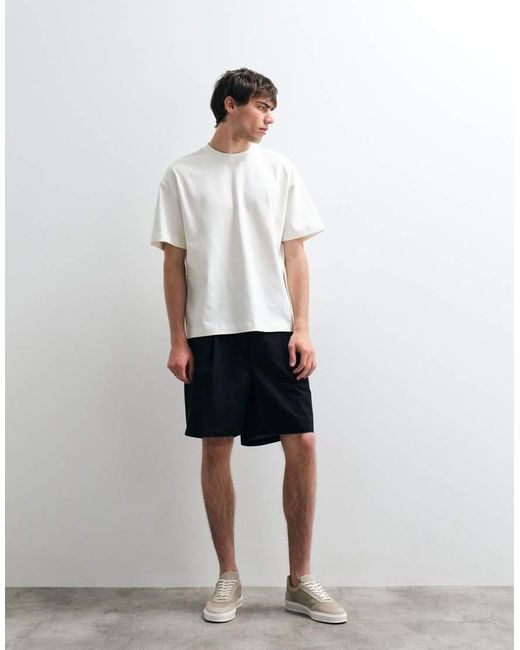ASOS COLLECTIVE White Super Heavyweight Oversized T-shirt for men
