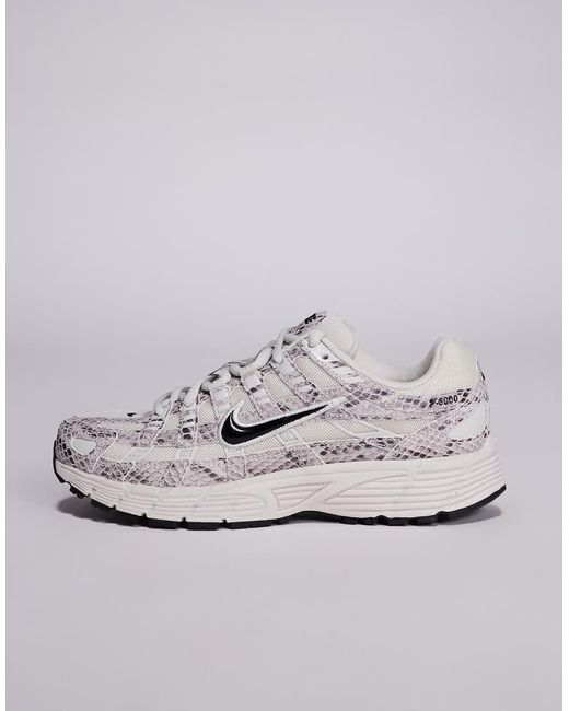 Nike White P-6000 Trainers