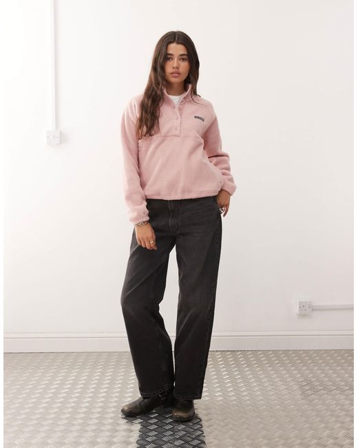 Columbia Pink – jasper ridge – pullover aus fleece