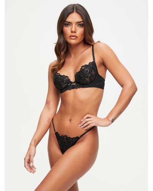 Ann Summers Black The Icon Crotchless String