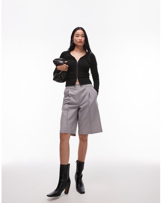AllSaints Black Cadell Hook And Eye Top