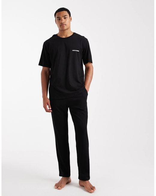Jack & Jones Black Lounge Set for men