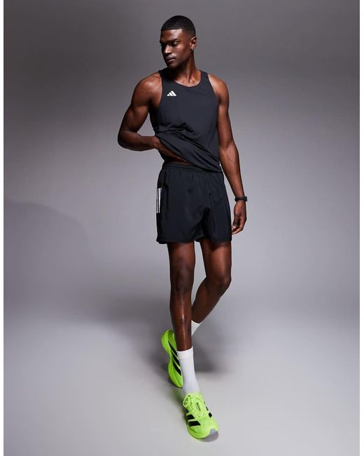 Adidas Originals Green Adidas Running Own The Run Shorts for men