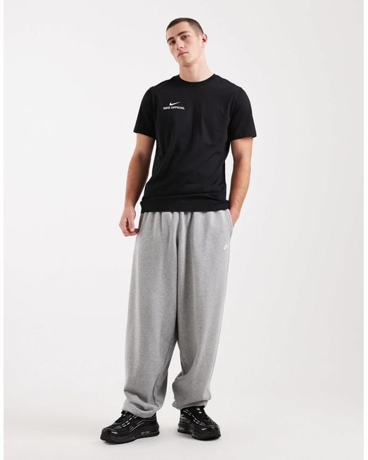 Nike Black Club Sweatpants for men