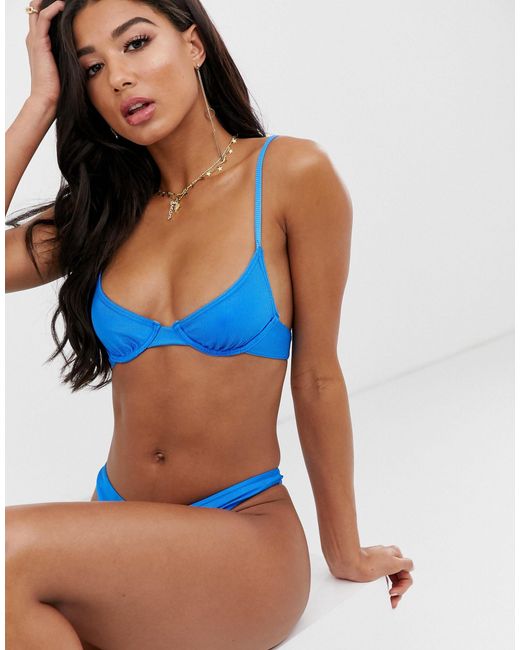 electric blue bikini bottoms