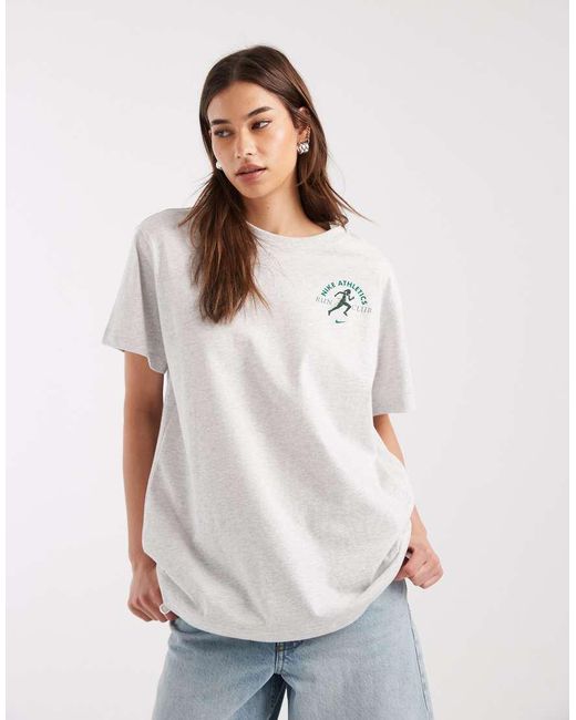 Nike White Athletics Graphic T-Shirt