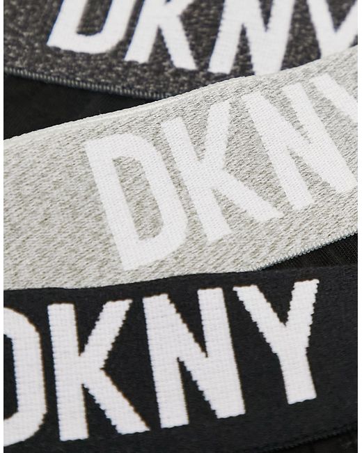 DKNY Portland - Set Van 5 Boxershorts in het Zwart voor heren