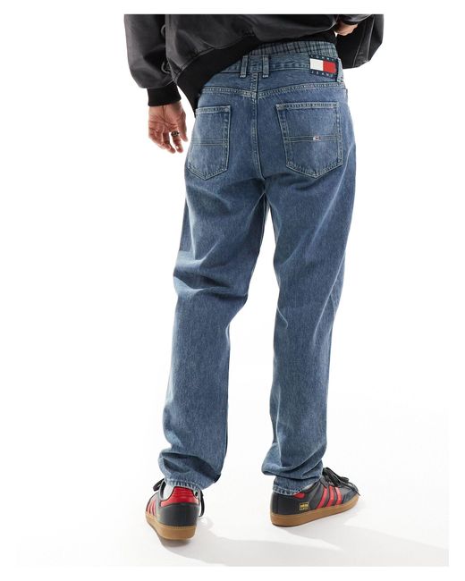 Isaac - jeans affusolati comodi lavaggio scuro di Tommy Hilfiger in Blue da Uomo
