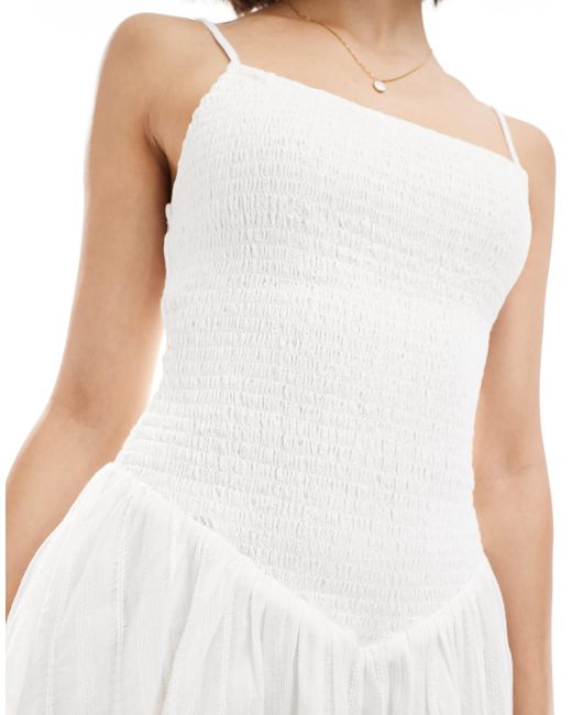 Stradivarius White – str – minikleid