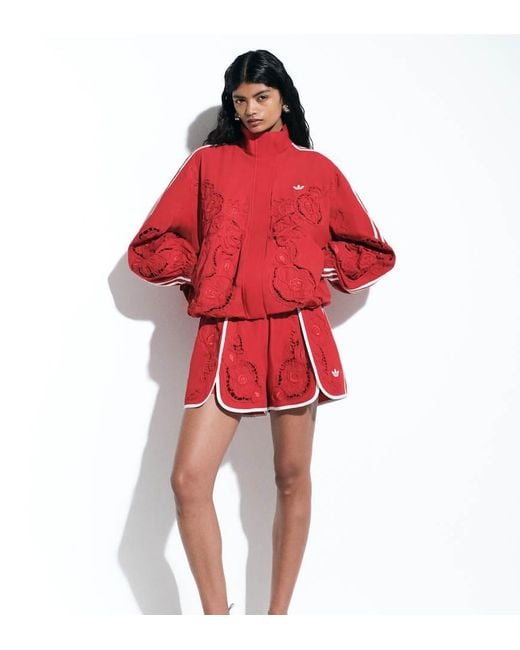 adidas Originals x ASOS Red Cutwork Sprinter Shorts