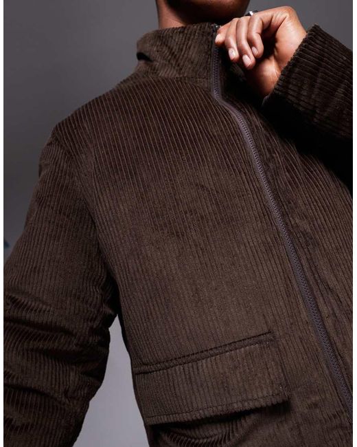 Piumino di ASOS in Black da Uomo