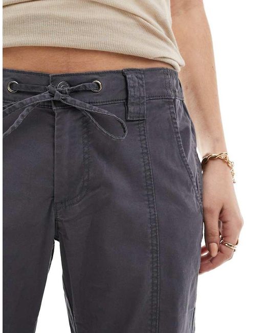 Cotton On Blue Cotton On Low Rise Cargo Pant