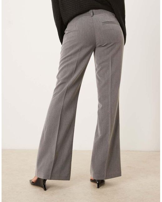 Gina Tricot Multicolor Relaxed Fit Bootcut Tailored Trousers