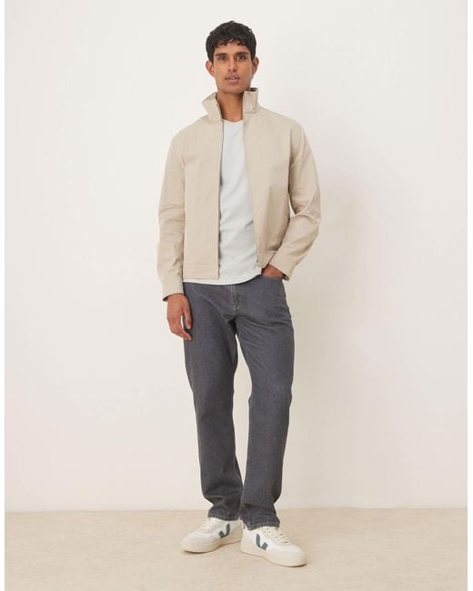 Mango – jacke aus baumwollmix in Natural für Herren