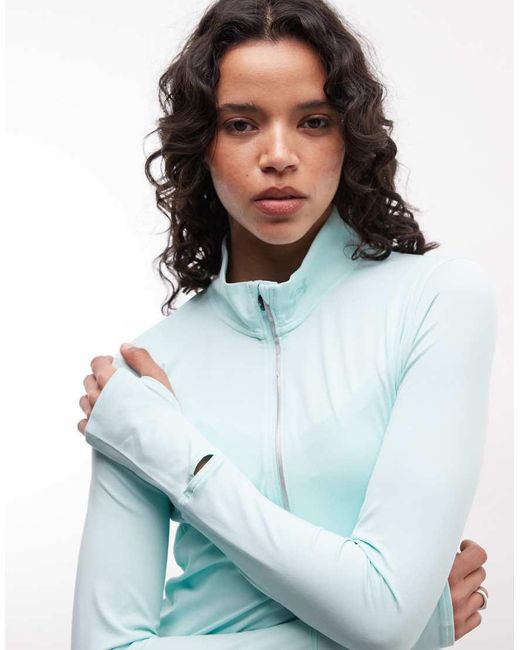 Under Armour Blue Launch Pro Half-Zip Top