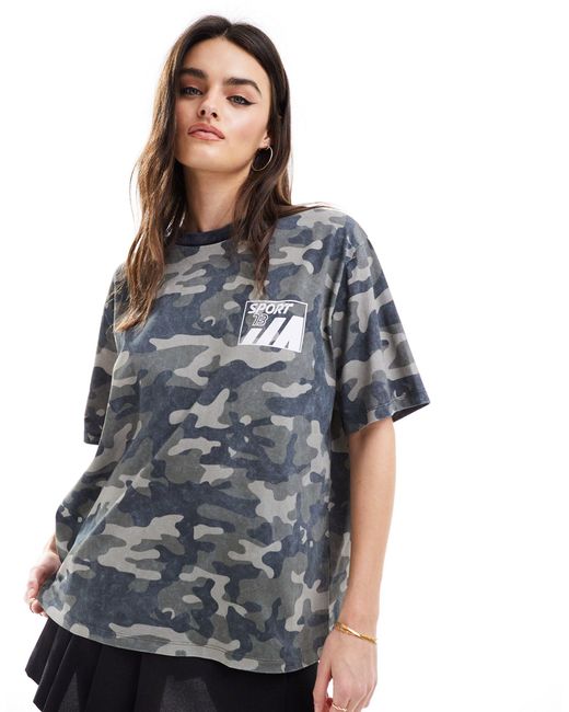 ASOS Blue Oversized T-shirt With Graphic