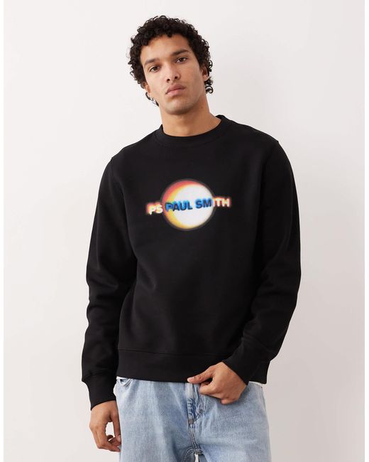 Sweat à imprimé éclipse Paul Smith pour homme en coloris Black
