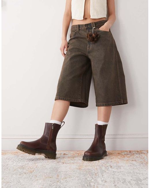 Dr. Martens Blue Amaayah Lo Pull On Boots