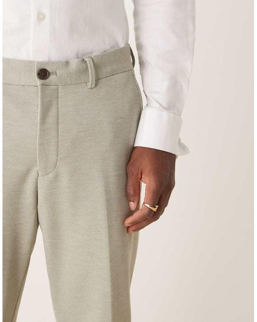 SELECTED Natural Aitor Regular Fit Trousers for men
